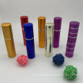 10ml Aluminium Atomizer Portable Perfume Atomizer Colored Cylinder Fine Mist Spray Bottle